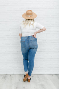 High Waist Slim Fit Jeans