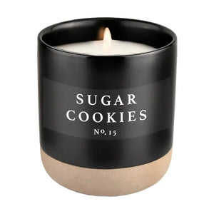 PREORDER: Black Stoneware Soy Candles in Various Scents