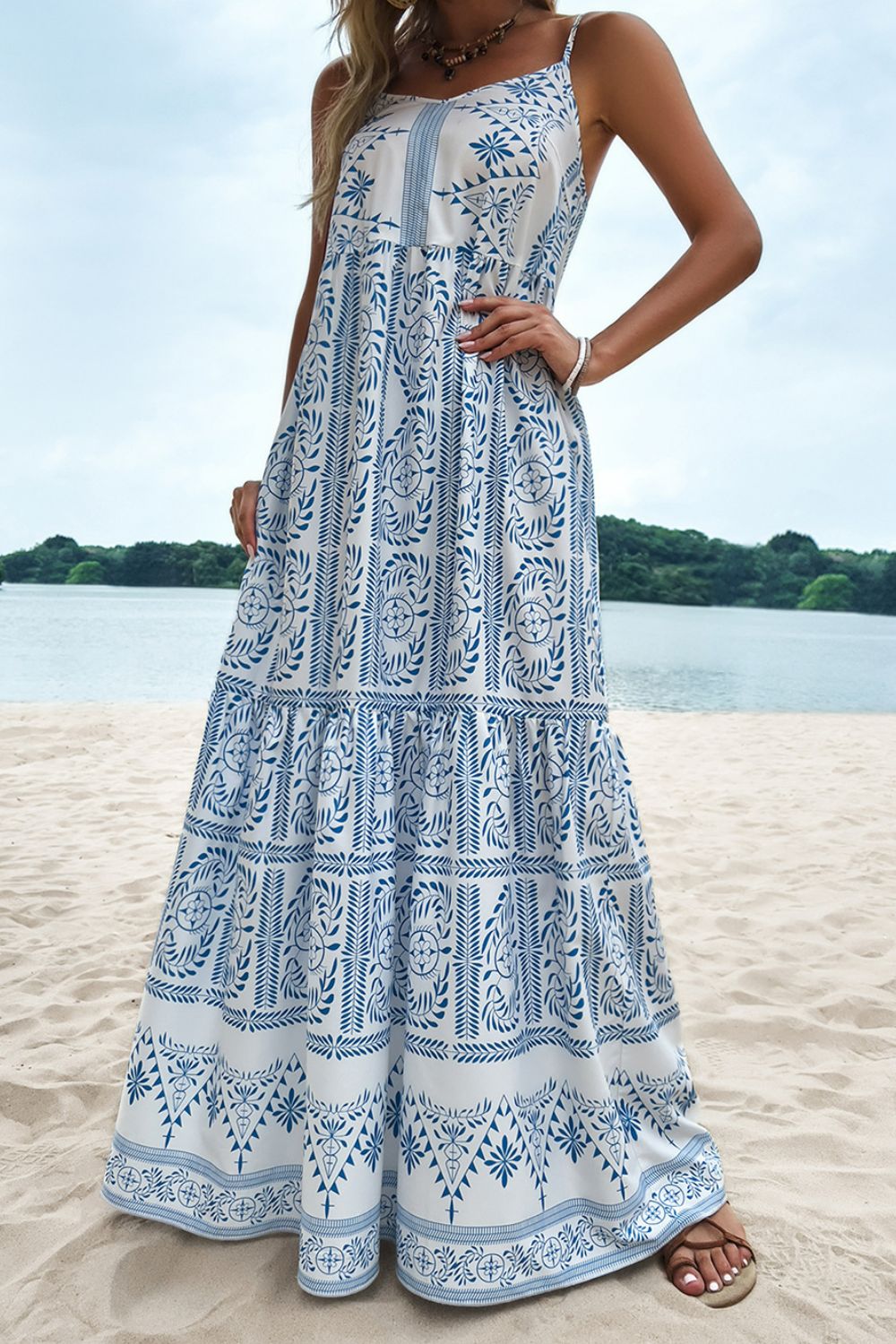 Alessandra Bohemian Spaghetti Strap Maxi Dress **WORTH THE WAIT**