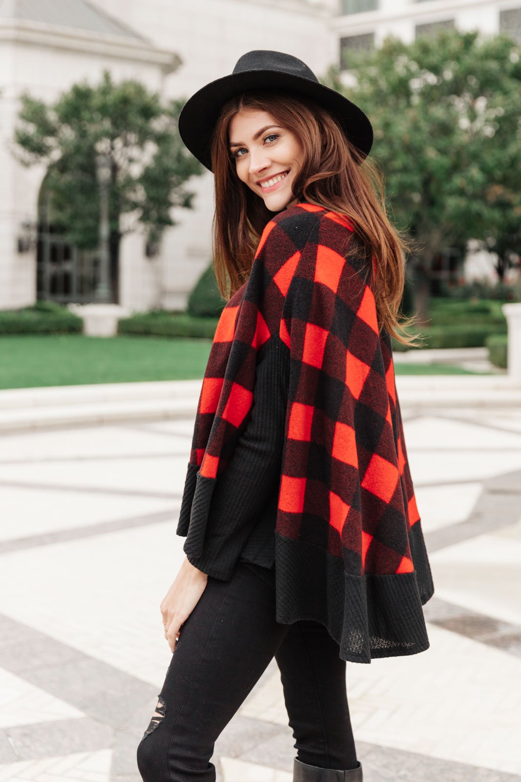 Warm Me Up Buffalo Plaid Top