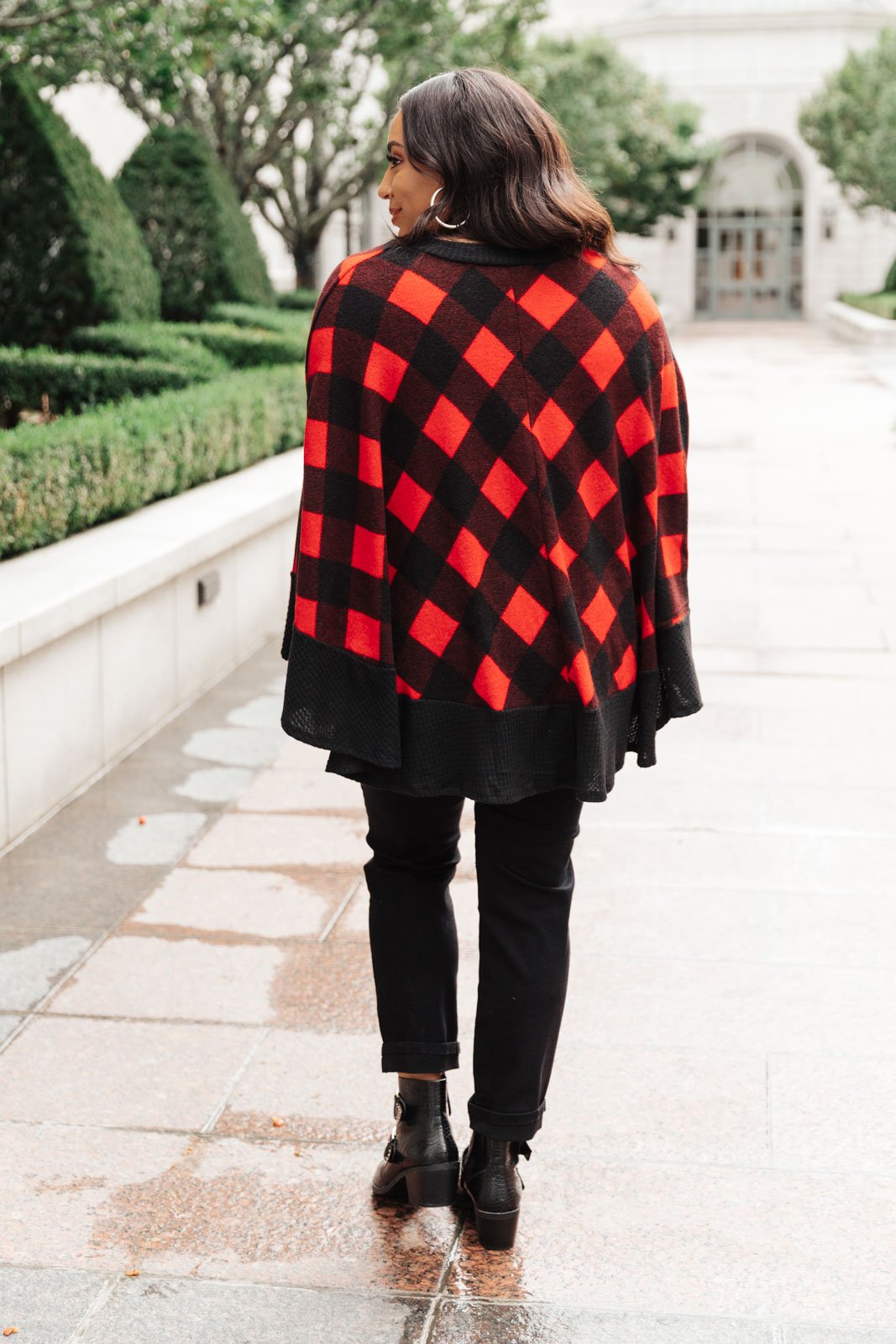 Warm Me Up Buffalo Plaid Top