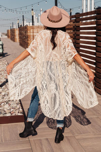 Dainty Lace Kimono