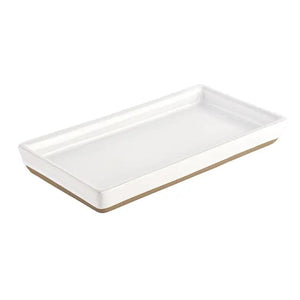 PREORDER: Stoneware Tray in Glossy White