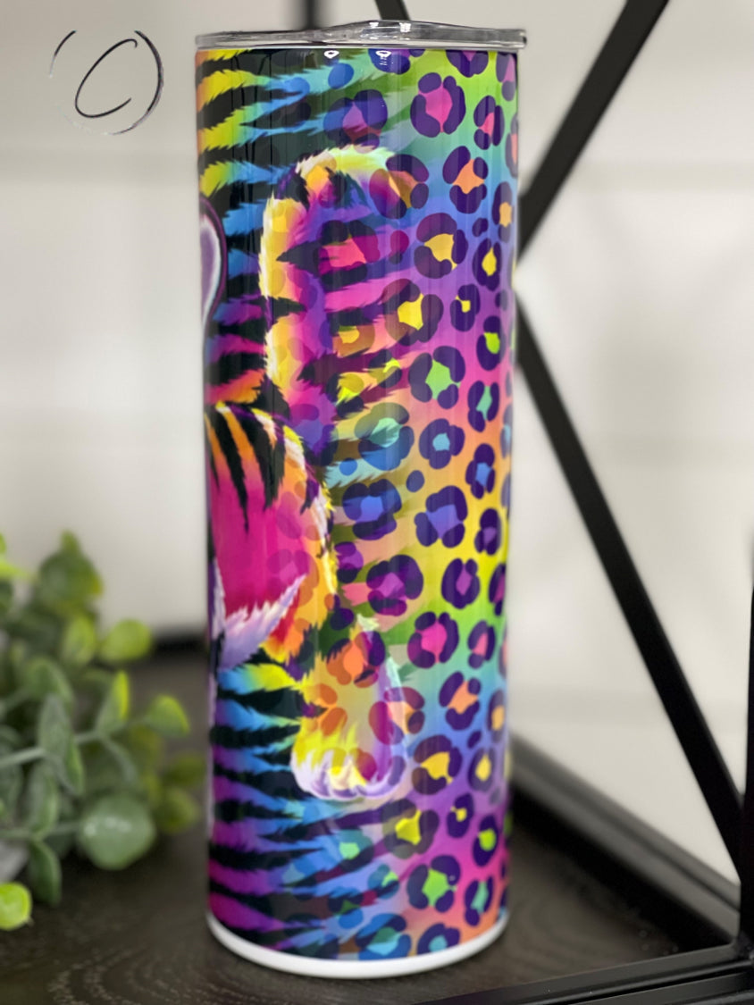 PREORDER: 90's Art Tiger 20oz Skinny Tumbler