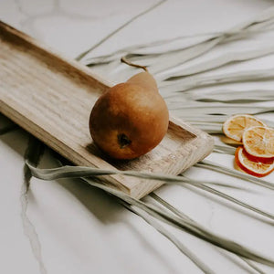 PREORDER: Rectangular Wood Decorative Tray Rustic