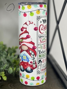 PREORDER: Christmas Rules 20oz Skinny Tumbler