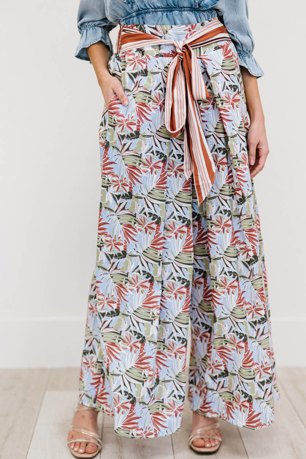 Barbados Palazzo Pants in Pink