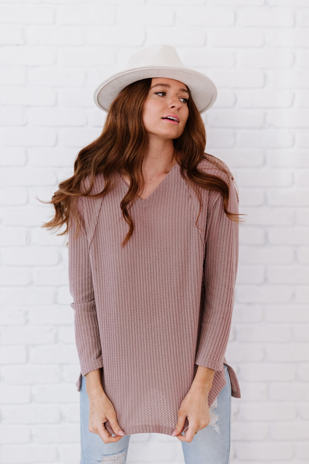 Layla Waffle Knit Tee