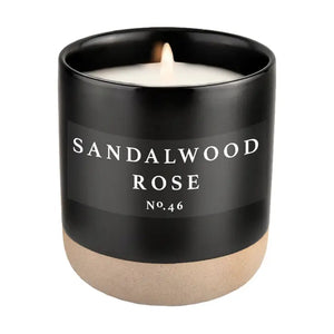 PREORDER: Black Stoneware Soy Candles in Various Scents