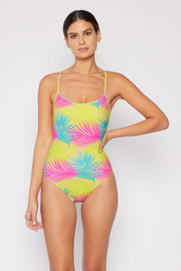 Marina West Swim High Tide One-Piece in Multi Palms