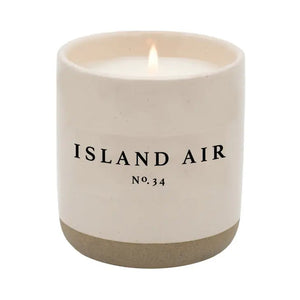 PREORDER: Cream Stoneware Soy Candles in Various Scents