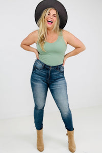 Judy Blue "Mazzy" High Waist Control Top Skinny Jeans