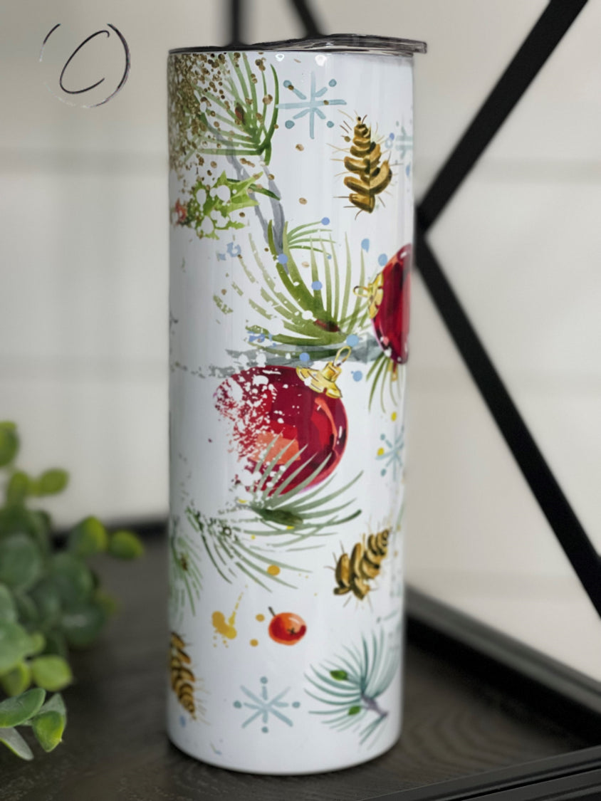 PREORDER: Dear Santa 20oz Skinny Tumbler