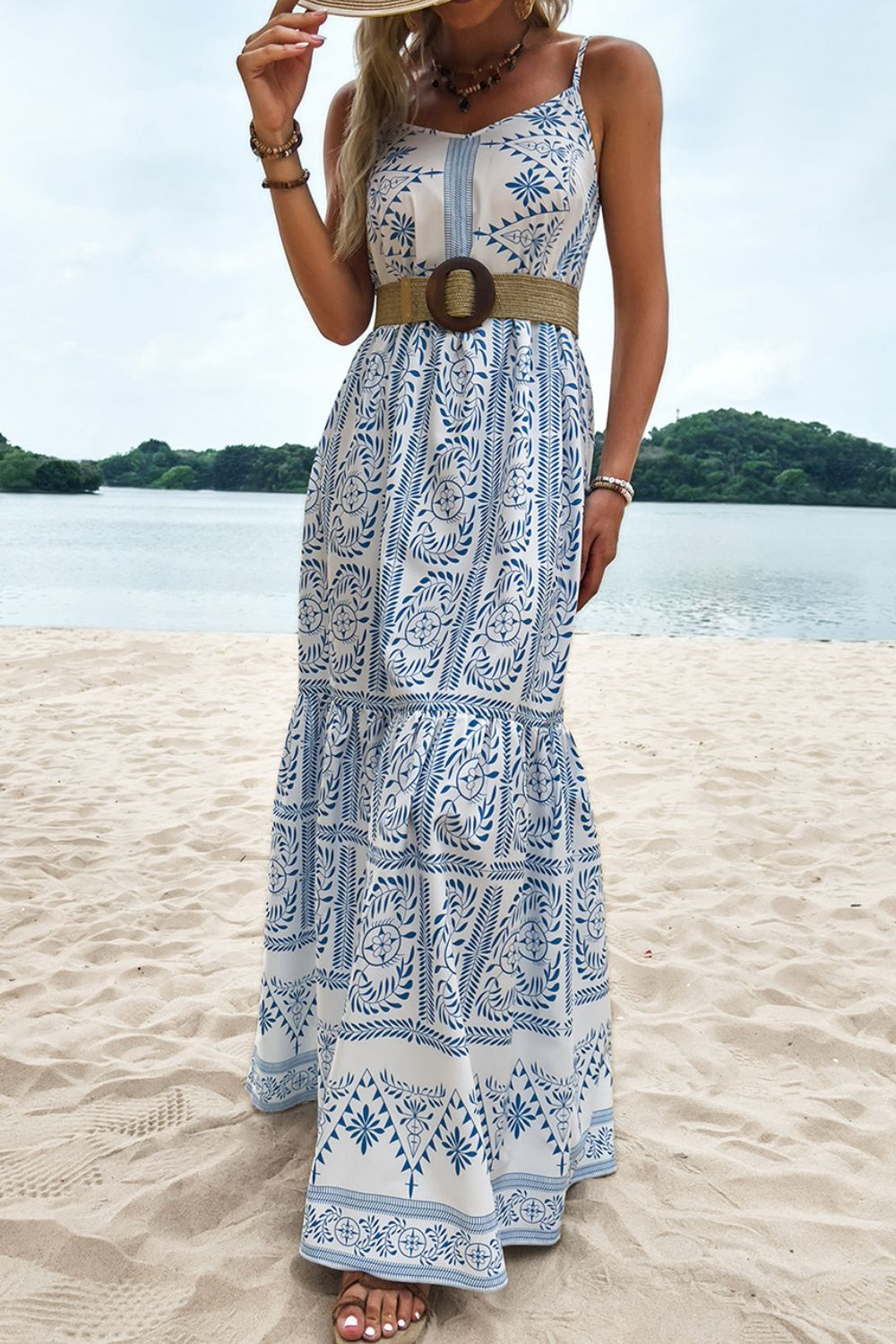 Alessandra Bohemian Spaghetti Strap Maxi Dress **WORTH THE WAIT**