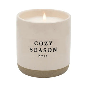 PREORDER: Cream Stoneware Soy Candles in Various Scents