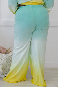 St. Thomas Ombre Wide Leg Sweat Pants