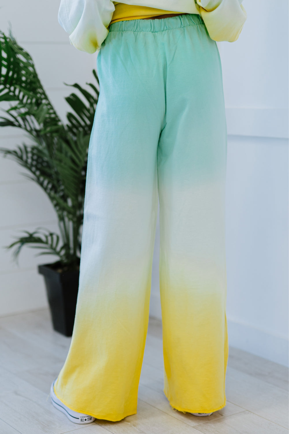 St. Thomas Ombre Wide Leg Sweat Pants