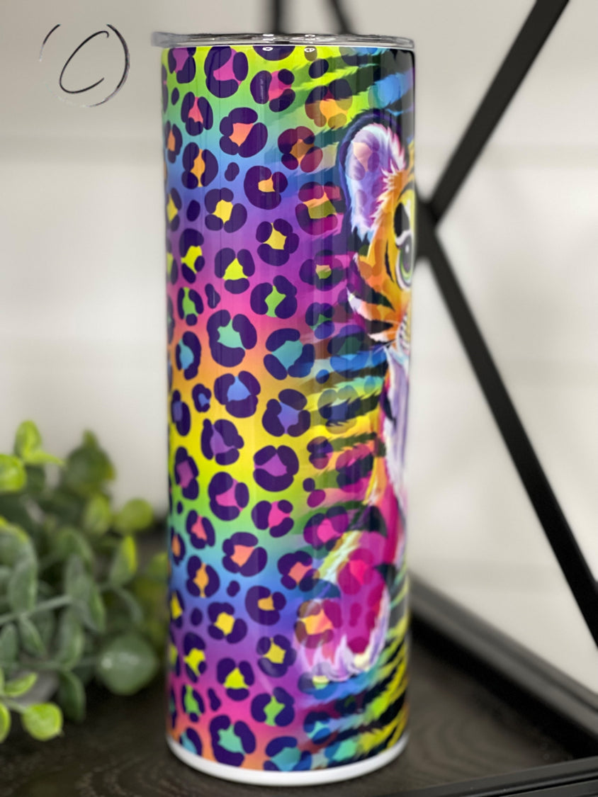 PREORDER: 90's Art Tiger 20oz Skinny Tumbler