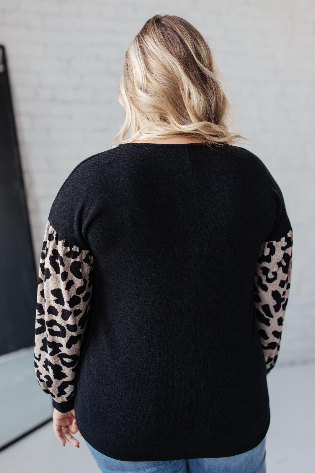 Animal Print Criss Cross Top