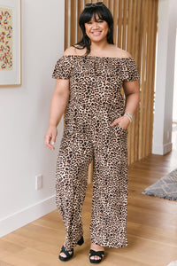 Animal Print Jumpsuit