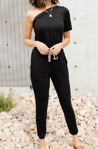 Arm And A Leg Jumpsuit In Black