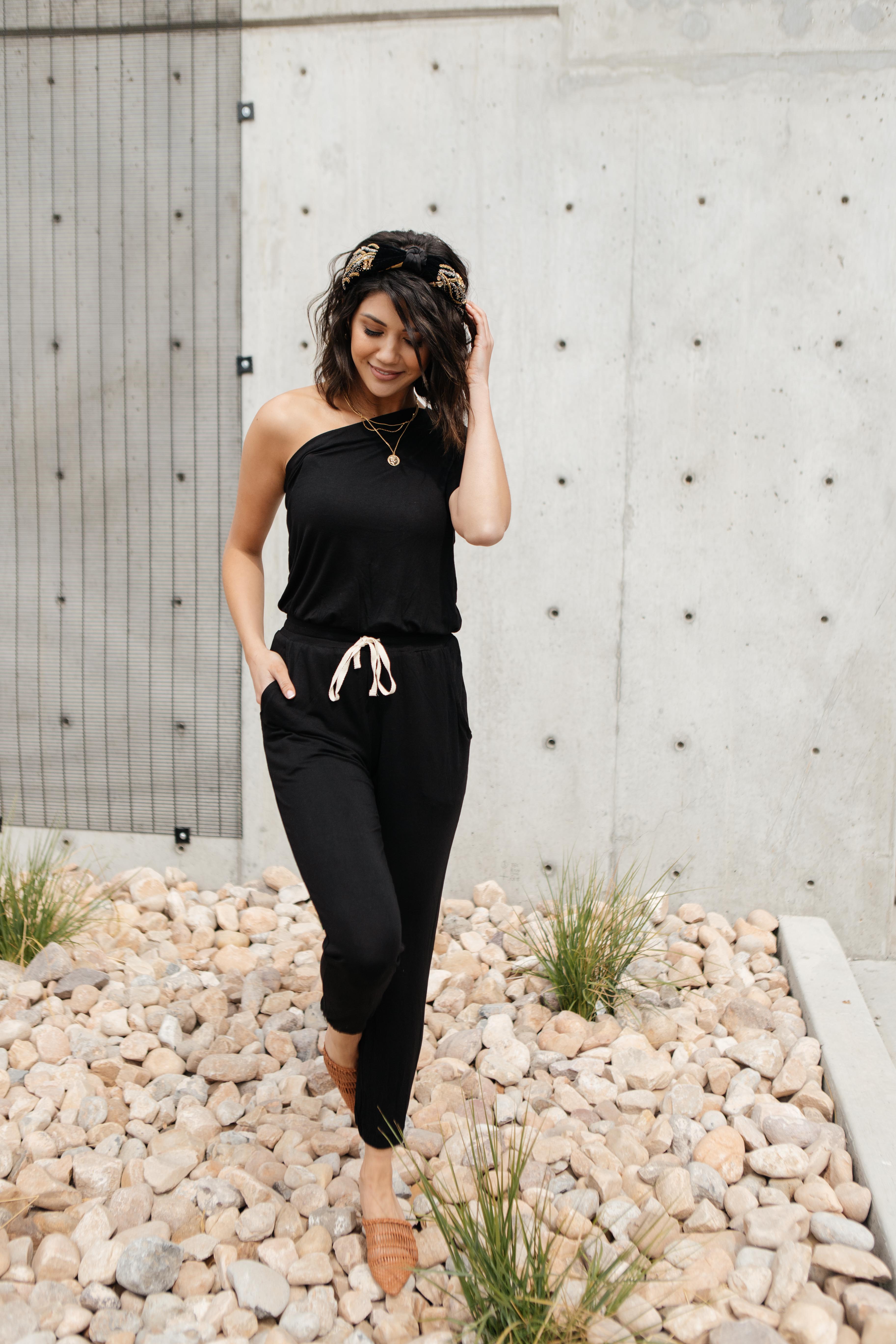 Arm And A Leg Jumpsuit In Black