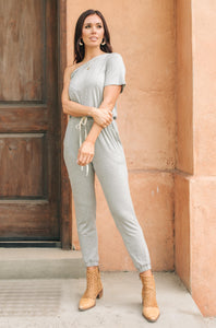 Arm And A Leg Jumpsuit In Gray