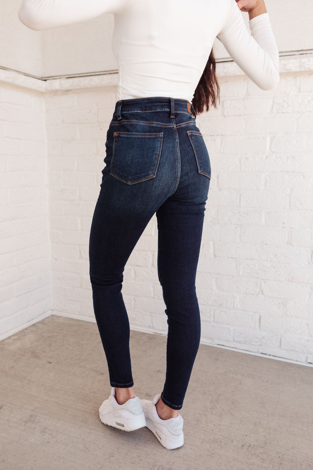 Around the Clock Hi-Waist Skinny Jeans