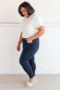 Around the Clock Hi-Waist Skinny Jeans