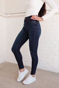 Around the Clock Hi-Waist Skinny Jeans