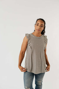 Tessa Textured Stripe Top