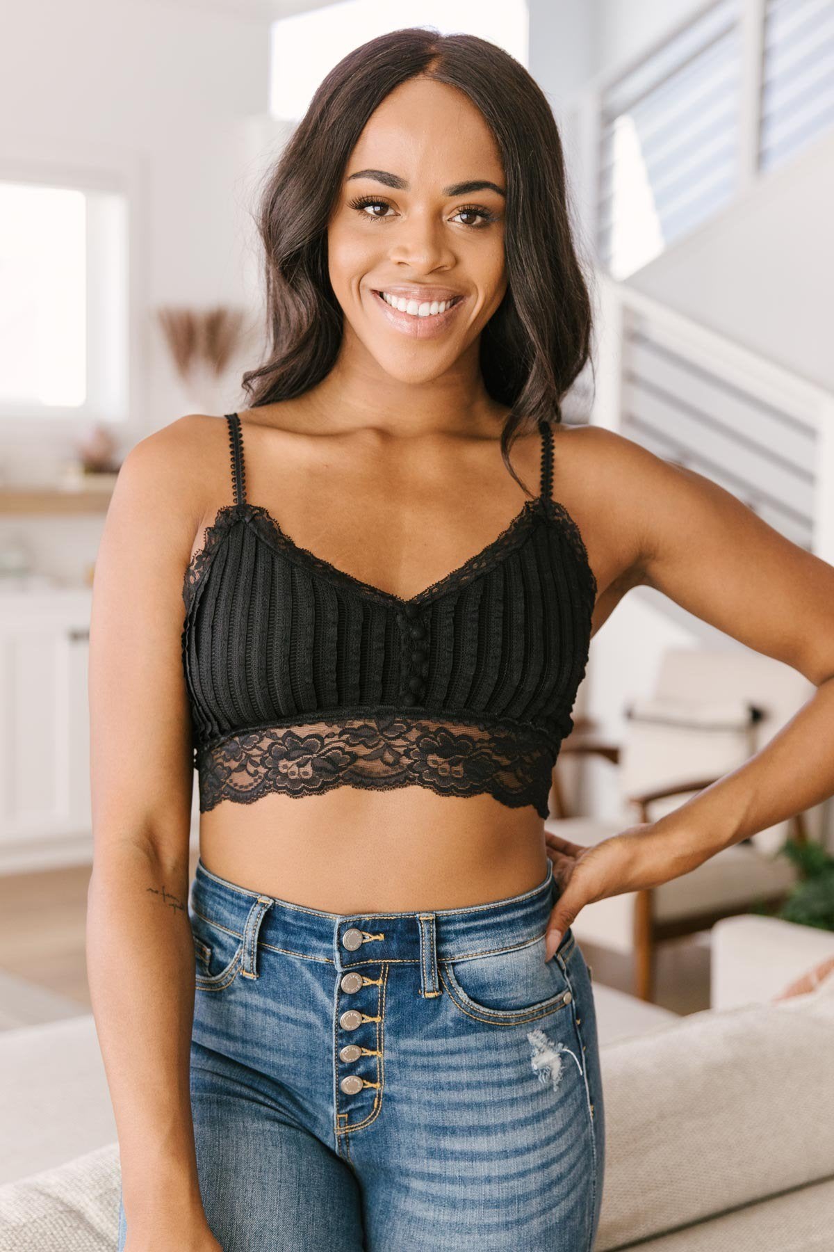 Back to the Light Bralette in Black