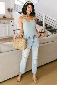 Better Or Best Seafoam Tank Bodysuit