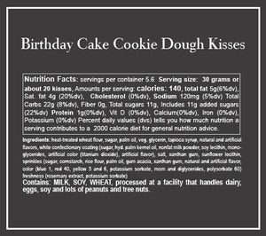 Sweetables | Birthday Cake Cookie Dough Kisses