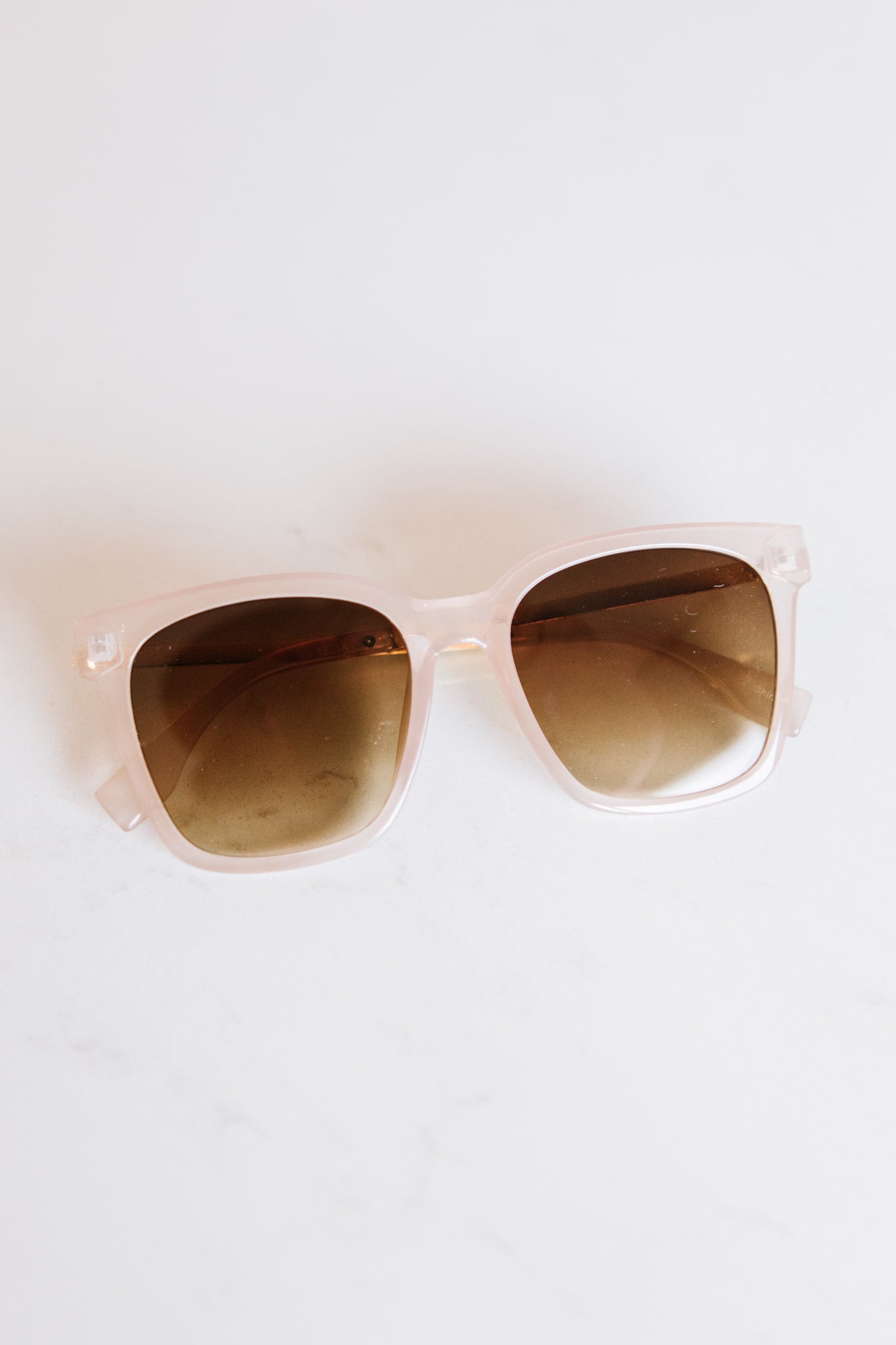 Brighter Days Sunglasses In Beige