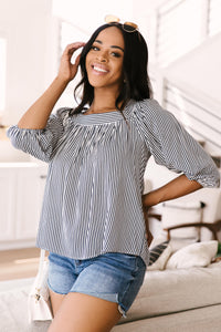 Bring It Back Stripes Blouse