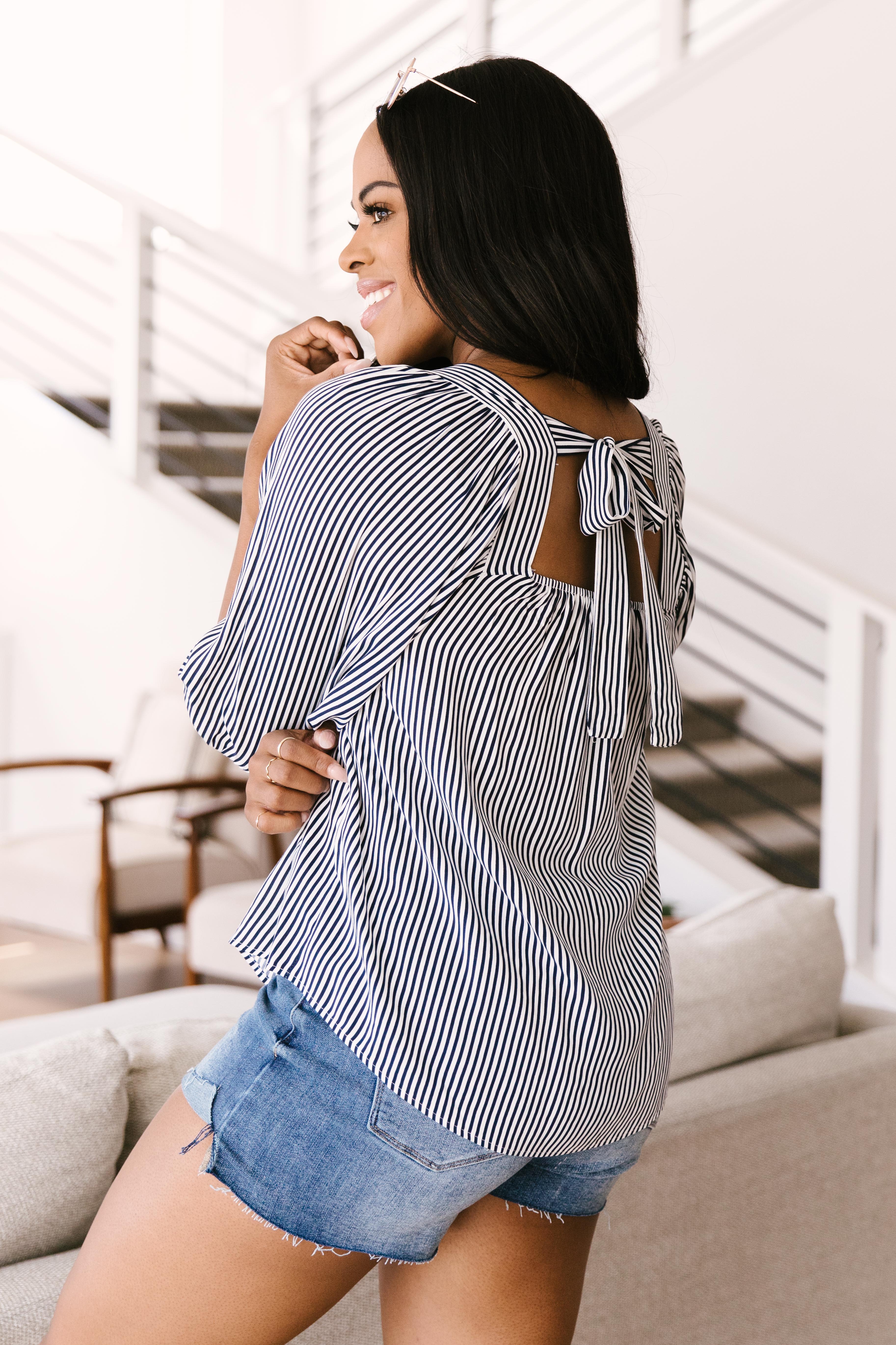 Bring It Back Stripes Blouse