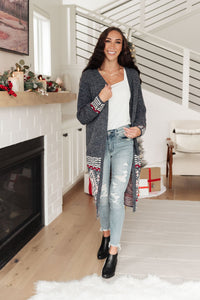 DOORBUSTER By Design Knit Cardigan in Navy Heather