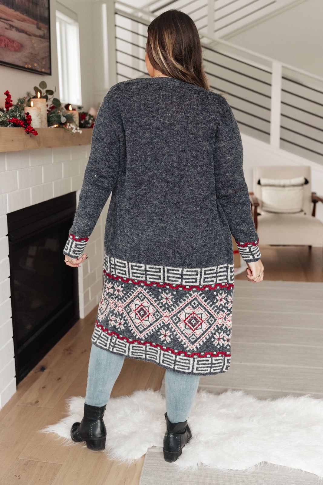 DOORBUSTER By Design Knit Cardigan in Navy Heather