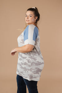 Camouflage Blues Top