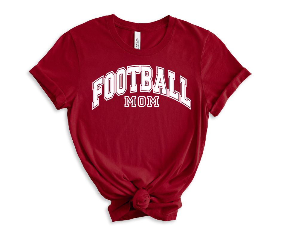 PREORDER: Football Mom Graphic Tee in 10 Colors