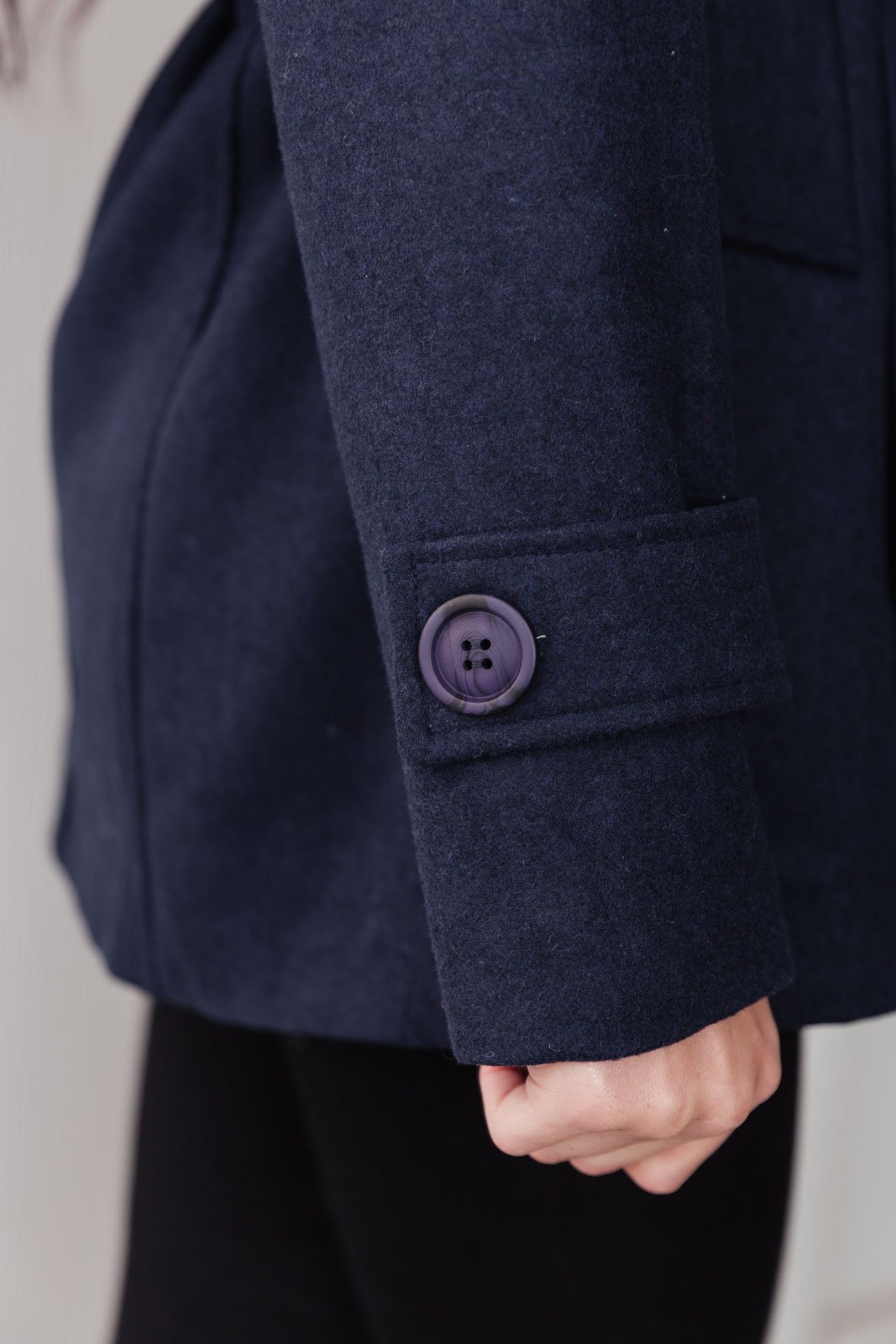 DOORBUSTER Classy & Sassy Peacoat in Navy