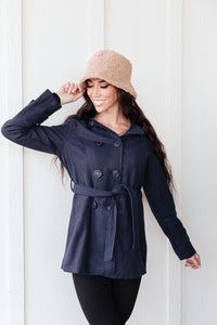 DOORBUSTER Classy & Sassy Peacoat in Navy