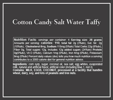 Sweetables | Cotton Candy Salt Water Taffy