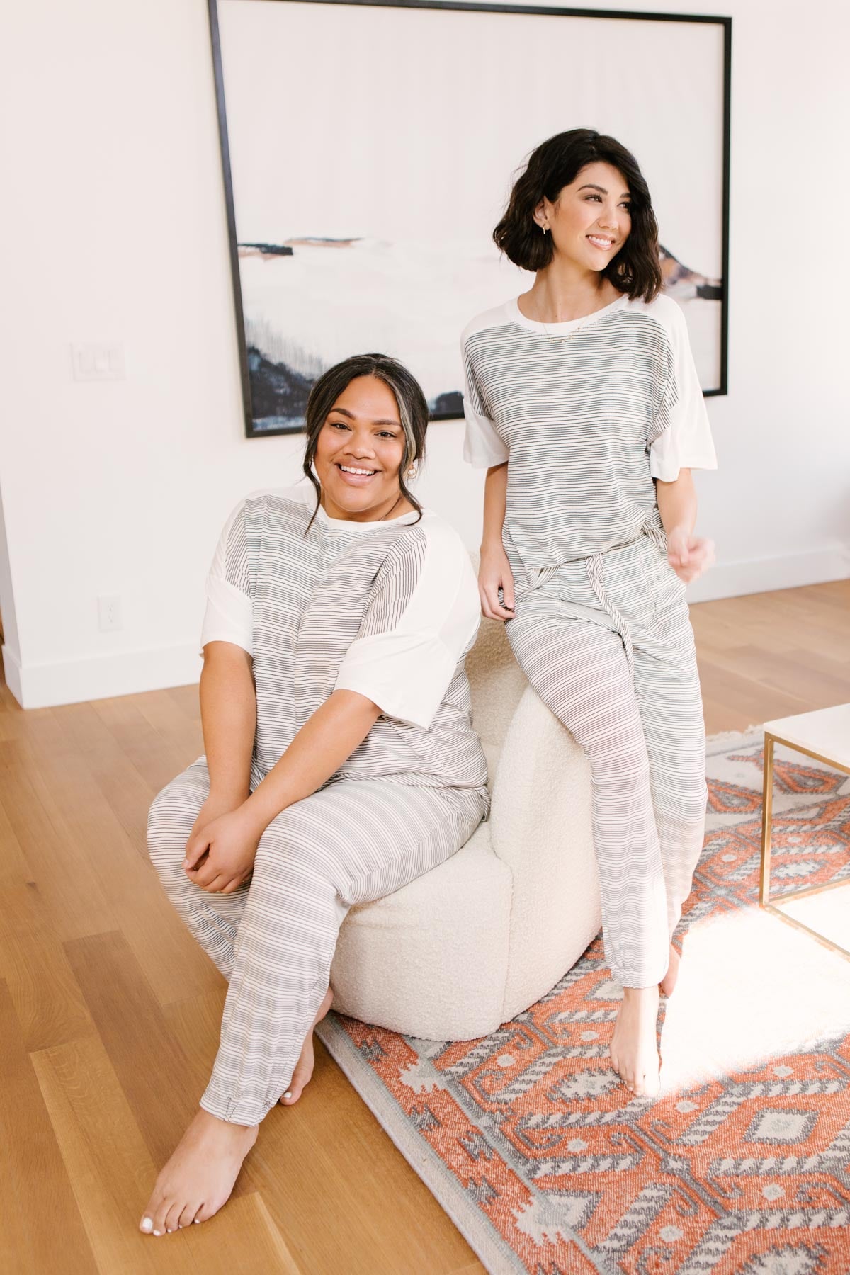 Cozy In Stripes Bottoms