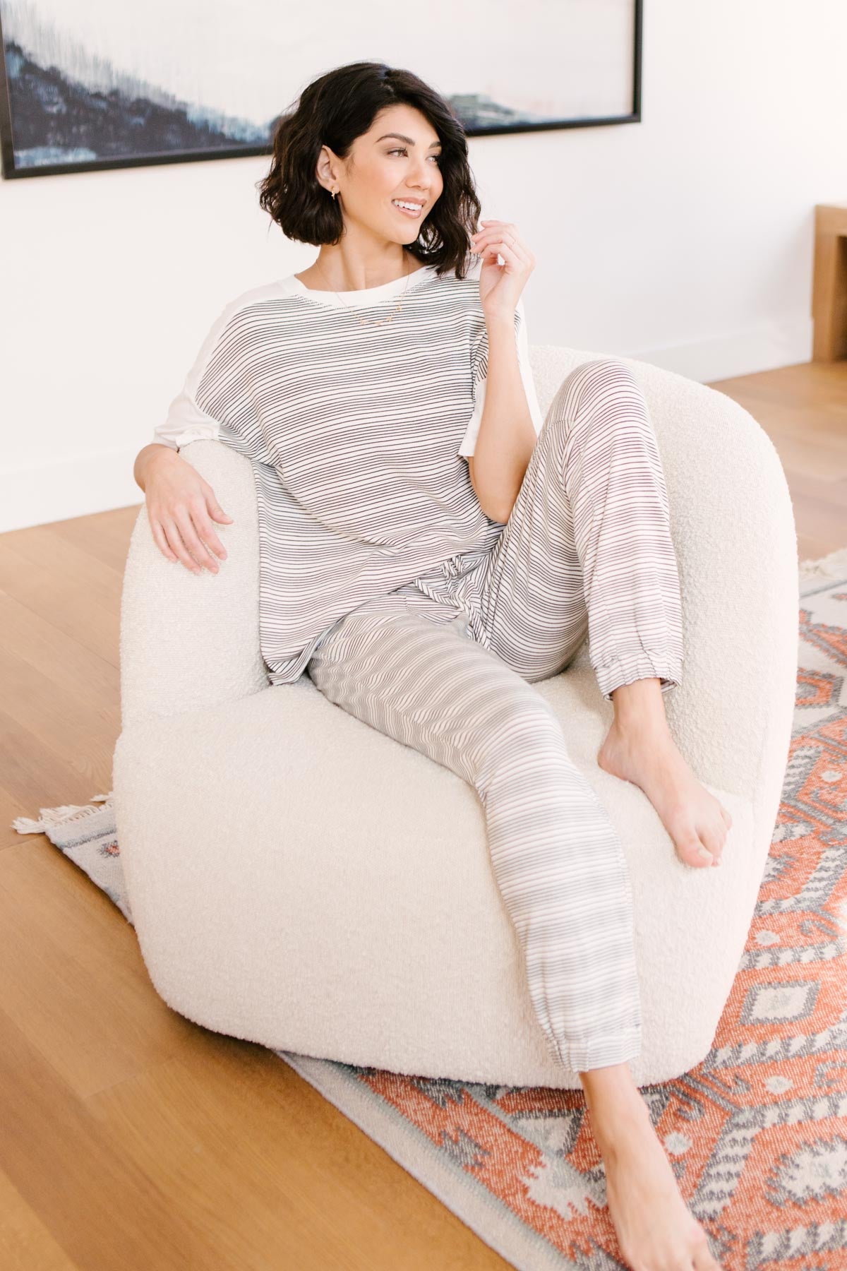 Cozy In Stripes Top