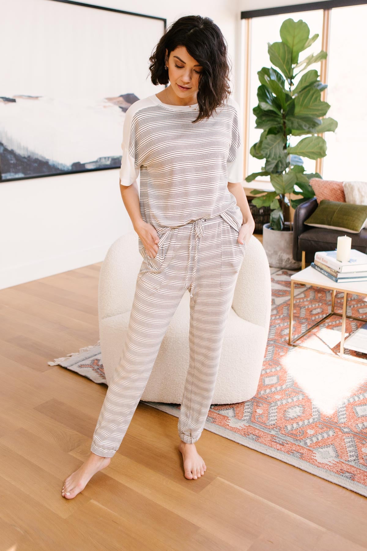 Cozy In Stripes Bottoms