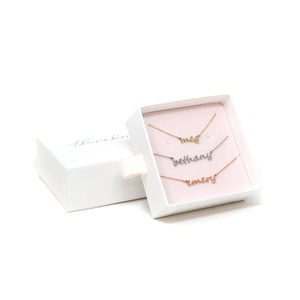 PREORDER: Custom Dainty Name Necklace