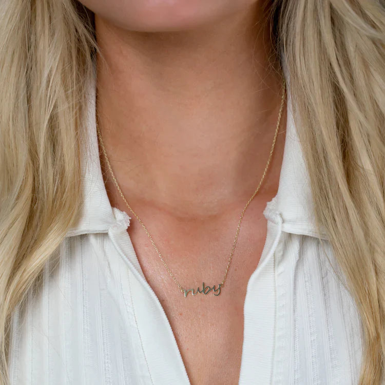 PREORDER: Custom Dainty Name Necklace
