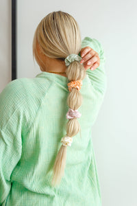 Daisy Day Hair Scrunchies